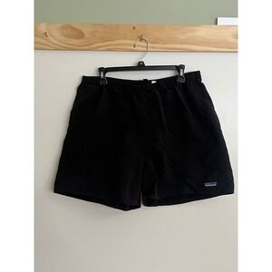 Patagonia Baggies Shorts Netplus Shells Swim Trunks Black Hike Men Size XL